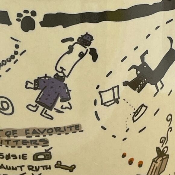 Vtg 1997 Three Dog Bakery Whimsical Cartoon Yummy Coffee Mug Kansas City USA - Picture 13 of 13